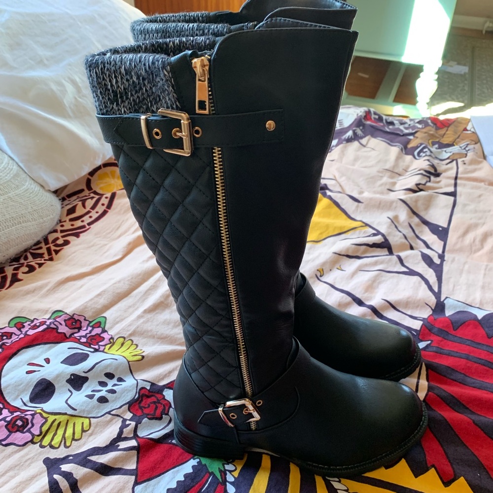 Knee high boots